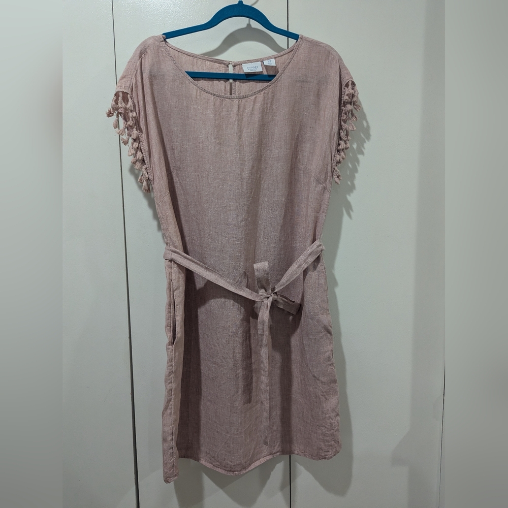 Antibes Blanc Linen Dress